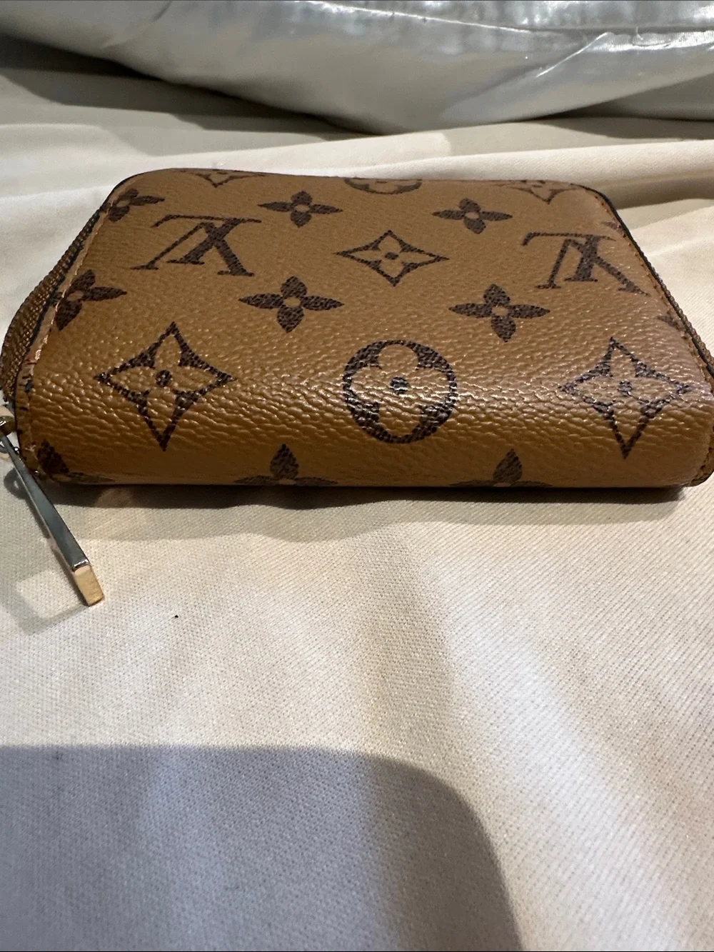 Monogram Zip Wallet